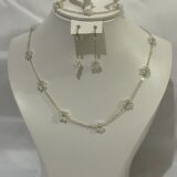 Parure XD 3 pièces en perles blanches 🤍✨