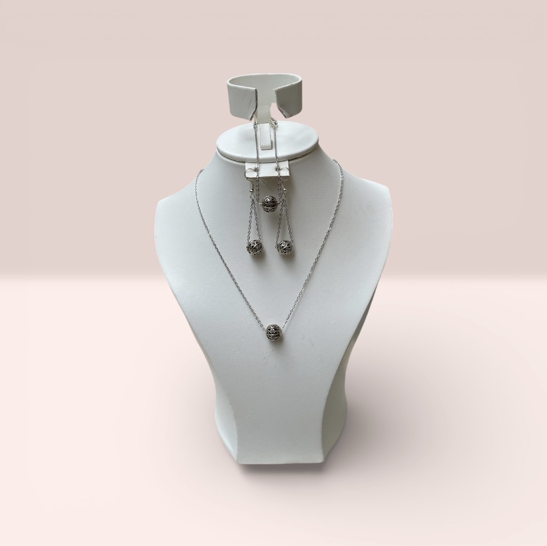 Parure 3 pièces en acier inoxydable