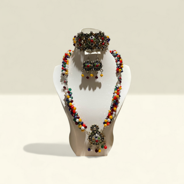 Parure kabyle 3 pièces en acier inoxydable ✨