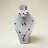 Parure 3 pièces effet corail 🧡✨